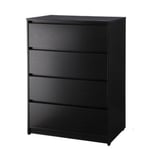 Room Essential 4-drawer dresser in Black